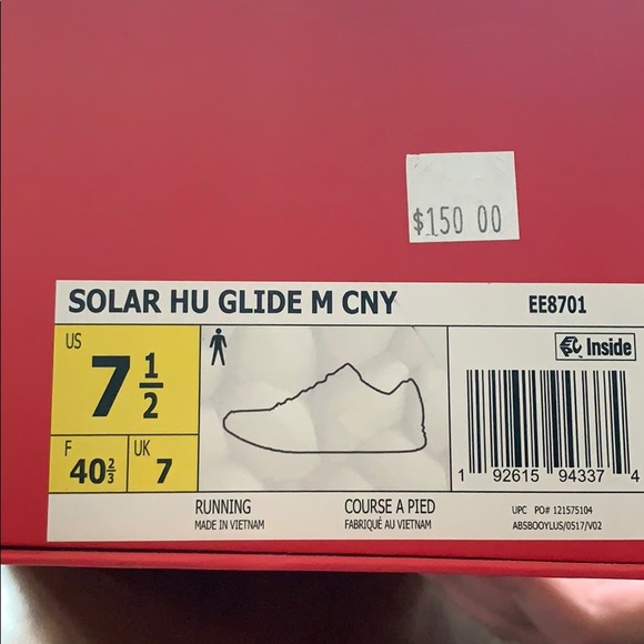 Adidas Pharrell Solar Hu Glide M CNY. Men’s 7.5 - Picture 5 of 6